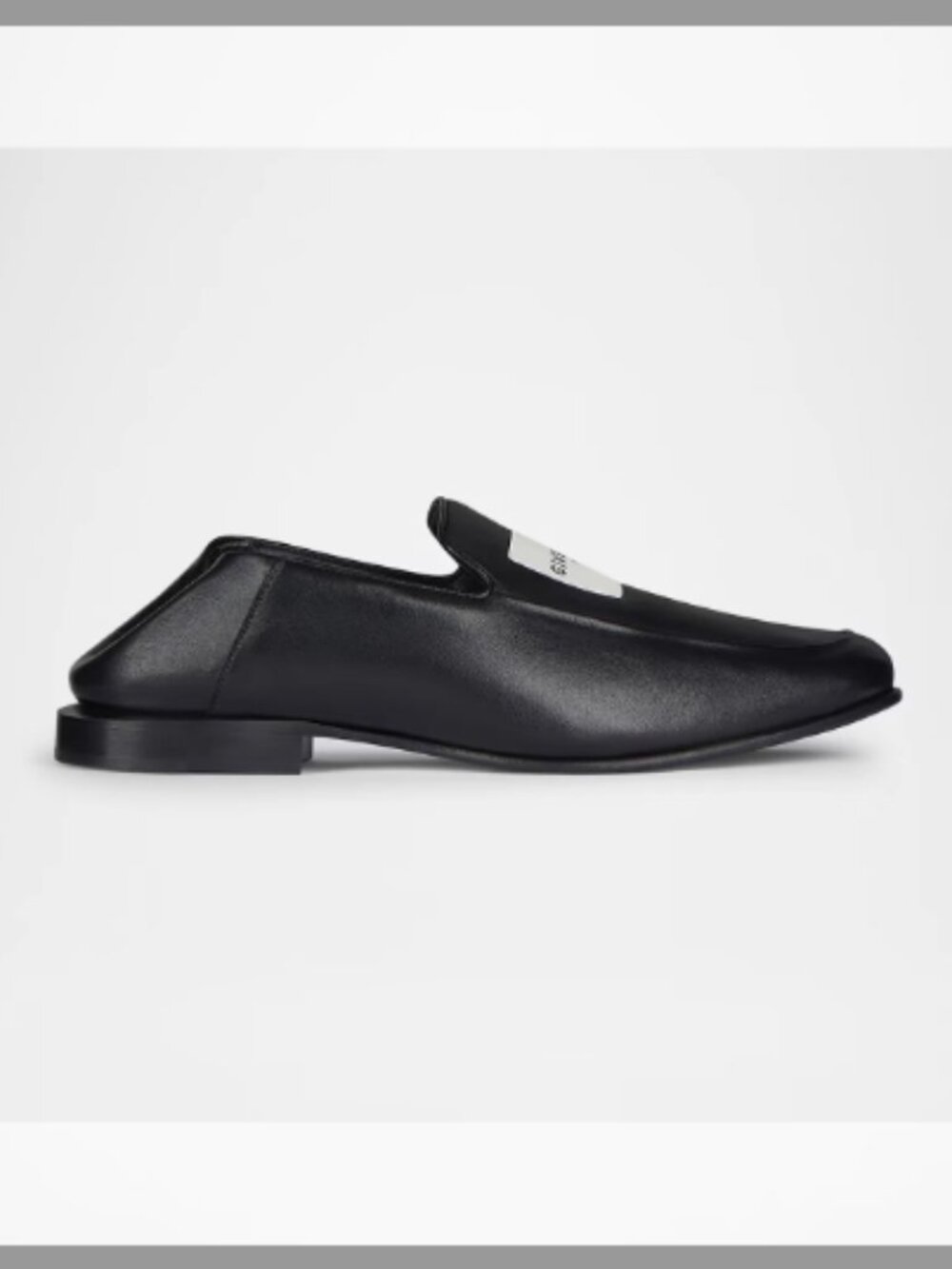 Givenchy NIB Logo Label Leather Loafers (ORIG. $1020) (SIZE 10.5) US (40.5) EU